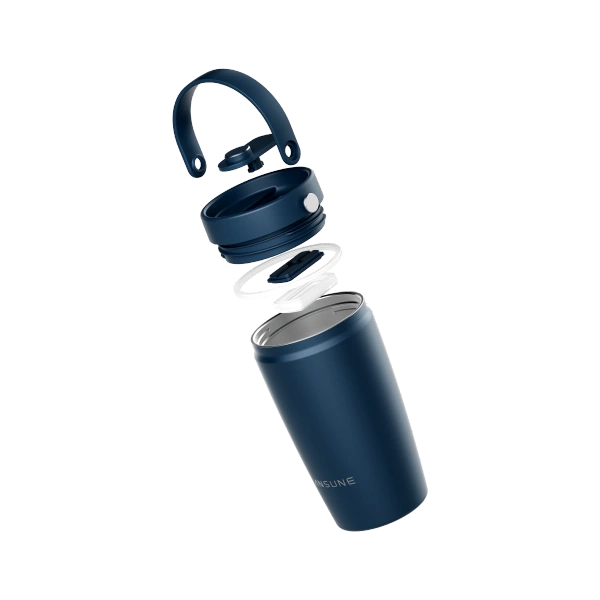 Ergonomic Vacuum Insulated Travel Tumbler Hover